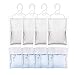 ZSZMFH 15 Pack Moisture Absorber Hanging Bag, Charcoal Smell Remove Damp Musty Smell,Hanging Closet Dehumidifier Bags with 25g of Activated Charcoal (220g/pack)