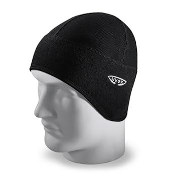 Uvex Wintermütze, verwendbaar als Mütze unter dem Helm, Farbe: schwarz, ergon. geformt, Grösse: L-XL