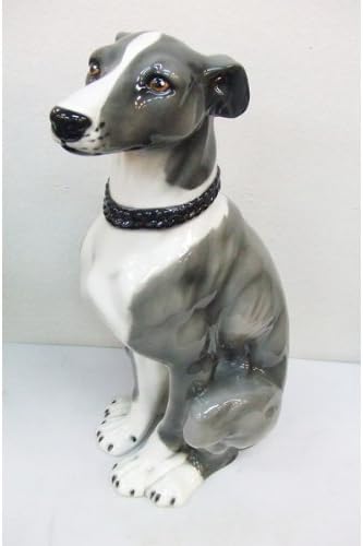 Amazon Ig 74gr グレーハウンド 犬置物 イタリア陶器インテリア 置物 オブジェ オンライン通販