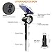 InnoGear 3rd Version 6 LED Solar Lights Outdoor 2-in-1 Solar Spotlights Adjustable Wall Light Landscape Light Security Lighting Auto On/Off for Yard Garden Driveway Porch Walkway Pool Patio, Pack of 2
