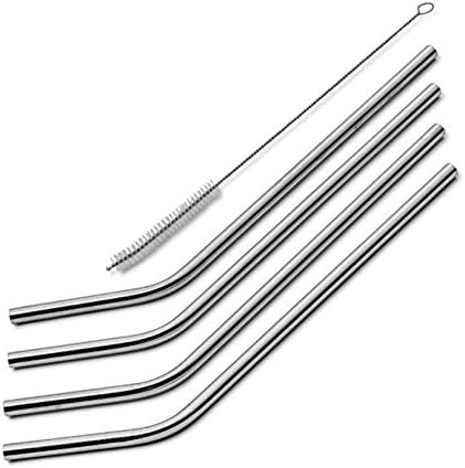 gangnumskythaii Coffee Espresso Brush Tea Cleaning Cup Dish Kitchen Tools Stainless Steel Drinking Straws Fits 20 Oz &amp; 30 Oz Cups