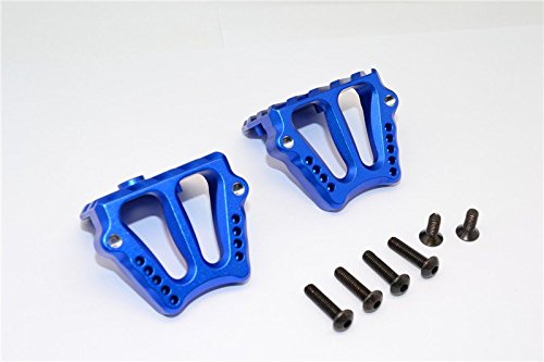 Traxxas X-Maxx 4X4 Upgrade Parts Aluminum Motor Heatsink Mount - 1 Set Blue