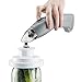 Gourmia GVS9945 Sous Vide Vacuum Sealer and Bag Set – Battery Operated Sealer, 5 Reusable Heavy Duty 3qt Bags, 1 Sealing Clip, 2 Cooking Clips - Keeps Fresh 5 X Longer - Prevents Freezer Burn