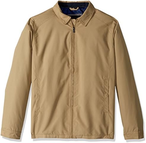 Ike Behar Men's Big Augusta Golf Jacket, Tan, 2X Tall