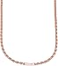 Elegant Titanium Magnetic Therapy Necklace Pain Relief for Neck Arthritis Migraine Headaches Shoulders and Back (Czech Stone Rose Gold)