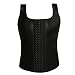 NonEcho Men's Body Training Tank Top Latex Rubber Corset Vest Waist Shapewear