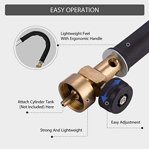 5 VIVOHOME+Outdoor+Self+igniting+Propane+Burner