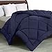 Utopia Bedding Queen Comforter Set Navy, Comforters Queen Size 3 Pieces Bedding Comforters Sets, Down Alternative Soft Bed Set, 1 Comforter (88 x 88 inches) 2 Pillow Shams (20 x 26 inches)