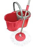 The Revolution Microfiber Spin Mop, Floor Cleaning System, No Exhaustive Foot Pedal