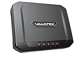 Vaultek VR10 Lightweight Bluetooth Smart Handgun Safe Smart Pistol Safe with Auto Open Lid and Rechargeable Lithium-ion Battery