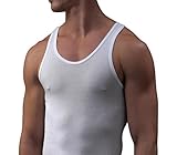 Andrew Scott Men's 6 Pack Cotton A-Shirt Tanks