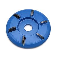 Weoto Wood Turbo Carving Disc,Woodworking Milling Cutter Tools for Angle Grinder