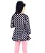 Asherangel Baby Girl Cute 2pcs Set Children Clothes Suit Top and Pants (Age(6T), Navy Dot)