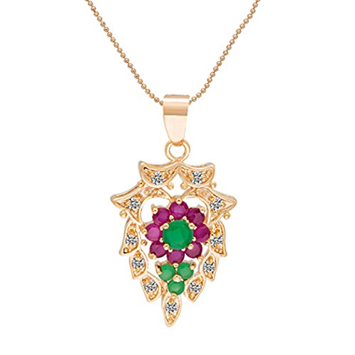 Romantic time autumn s tale 18k rose gold plated colorful diamond…