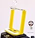 DaVoice Cell Phone Tripod Adapter Mount Holder Clamp Compatible with iPhone X XS Max XR Se 8 7 6 6s Plus Samsung Galaxy S9 S8 S7 Edge Adjustable Smartphone Bracket Clip Cellphone Attachment (Yellow)