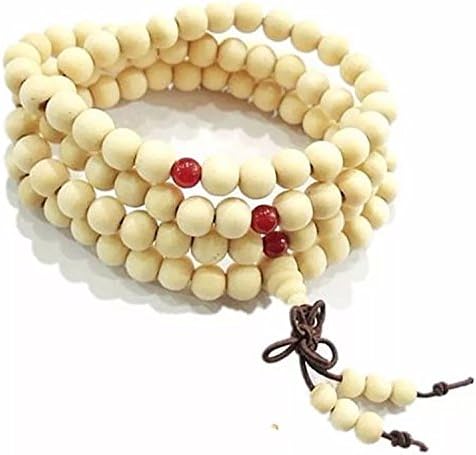 108 0.6cm Wenge Prayer Beads Tibetan Buddhist Mala Buddha Bracelet Rosary Wooden Bangle Jewelry
