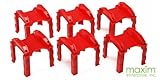Maxim Enterprise Inc Multi Level Support Risers, 6-Piece