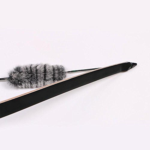 Toparchery-Archery-Hunting-Recurve-Bow-One-Piece-Traditional-Wood-Longbow-Targeting-Practice-Right-Hand-with-Otter-Balls-String-Silencer-35-30