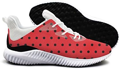 Cute Ladybug Leisure Running Shoes Young Women Top Hunting Active 9 size