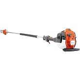 Husqvarna 525P4S Gas Powered Pole Saw with 12-Inch Bar, Tree Limb Cutter | Pole chainsaw with up to 13 feet reach, 25.4-cc 2-cycle X-Torq engine, air purge system, includes a 2-year limited warranty