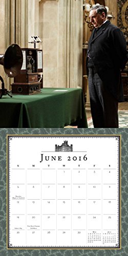 Downton Abbey 2016 Wall Calendar