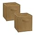 ClosetMaid 3785 Cubeicals Fabric Drawer, 2-Pack, Mocha