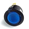 12-Volt-Round-3-Prong-BLUE-LED-Rocker-Switch-SPST-Toggle-Switch-12V-5-Pack