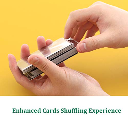 DeElf 1000 Bulk Clear Card Sleeves for Playing Card Standard Size