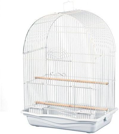 Prevue Pet White Arched Top Lovebirds,Cockatiels,Canary,Finch,Parakeet Bird Cage