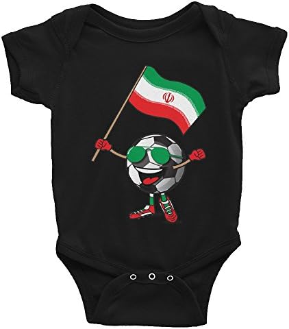 Small Town Merch Iran National Football Team - Soccer Ball Soccer Fan - Infant Bodysuit Onesie