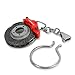 Porsche Red Racing Brake Disc Key Chain