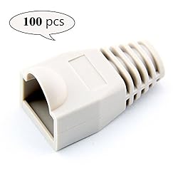 100Pcs Cat5E CAT6 RJ45 Cable Strain Relief Boots