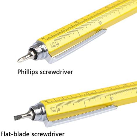 YANSHON 6-in-1 Stylus Pen, Tech-Device Pen Multifunction Device Pen, Screwdriver Pen with Ruler, Stage gauge, Cool Devices Reward for Males Reward, Workplace or Workshop