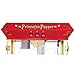 6030 Great Northern Red Antique Style 8oz Popcorn Popper Machine with Cart, 8 Ounce