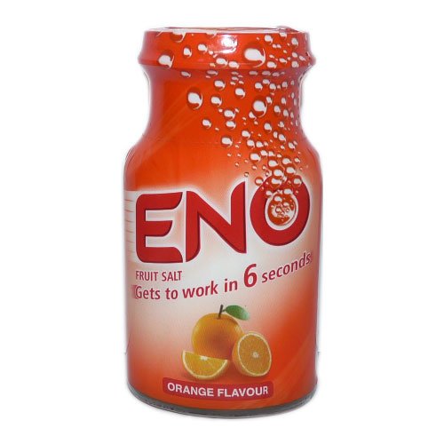 Eno FRUIT SALT Sparkling Antacid Original 100g (ORANGE FLAVOUR, 3 Pack)