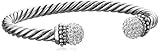 Sterling Silver Twisted Cuff Bracelet, 6