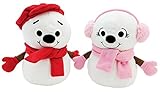 Little Snowflake Snowboy & Snowgirl Official Plush Characters (2pc set)