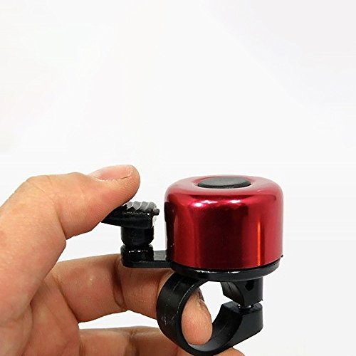 image for GerTong 11 PC Bicycle Bell Mini Aluminum Alloy Bike Ring Loud Crisp Cl