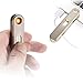 Shiningshopping USB Lighters Metal Rechargeable Windproof Flameless Electronic Arc Cigar Cigarette Lighter No Gas USB Charging Lighters (Purple)
