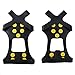 Non-slip Over Shoe, AGPtek Climbing Snow & Ice Cleats Grips Anti-Slip Studded Ice Traction Shoe Covers Spike Crampons Cleats Size S /M/ L/XL , Medium