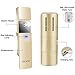 RICANK Nano Mister Handy Cool Mist Spray Facial Mister Sliding Hydrating Mini Steamer for Eyelash Extensions Moisturizing Face Sprayer Atomization Skin Care Instrument Rose Gold