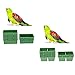 LOVIVER 20pcs Bird Parrot Feeding Cups Plastic Food Water Bowls Dish Feeder for Cockatiel Conure Budgies Parakeetthumb 4
