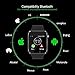 Smart Watch Bluetooth Fitness Tracker, Qidoou Android iOS Compatible Smartwatch of SIM SD Card Slot, Waterproof Pedometer Sleep Calorie Monitor Call/Message Music Clock for Kids Men Women (Black)