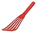 Maine Man Silicone Cooking Spatula | Flexible, Heat-Safe Design for Nonstick Cookware | Ideal for Mixing, Folding, and Scraping | Smooth Slotted Turner - Red