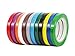 WOD VTC365 White Vinyl Pinstriping Tape, 1/2 inch x 36 yds. for School Gym Marking Floor, Crafting, & Stripping Arcade1Up, Vehicles and More