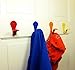 SmartHook ColorZ Garment Friendly Single Coat Hook - 3 Pack (Ensign Blue)
