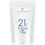 Pure Human 21 Day Detox, Weight Loss Tea, Liver Teatox and Colon Cleanse to Reduce Bloating + Higher Energy + Amazing Taste + Organic + Caffeine Free