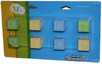 A B C Nursery Drawer Knobs Set Of 8 Cabinet And Furniture