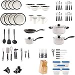Essential-Total-Kitchen-83-Piece-Combo-Set-Black