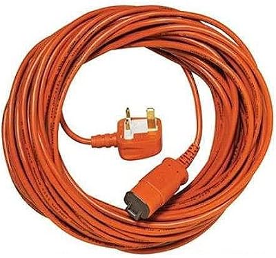 Spare2go 15 Metre Cable Power Lead for Flymo Mowers Trimmers Hedge Trimmers